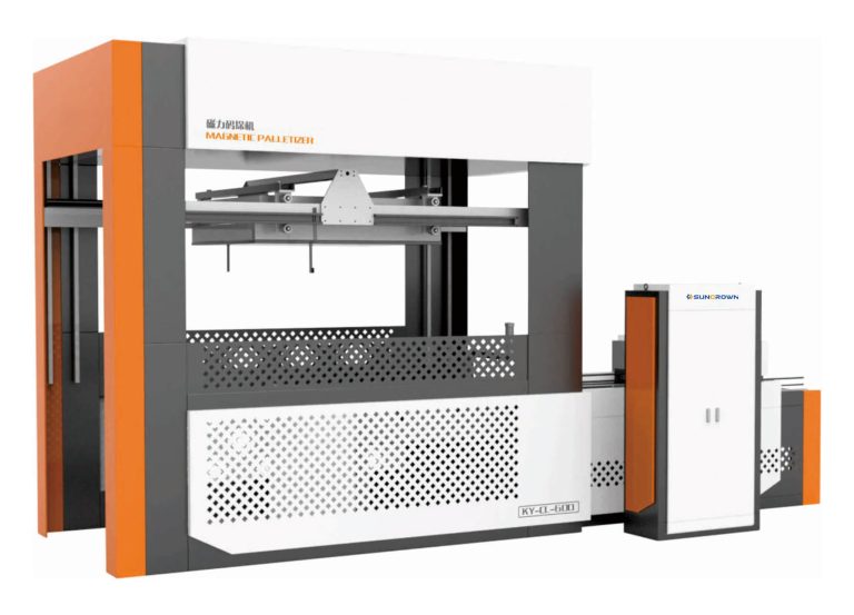 magnetic palletizing and depalletizing machine