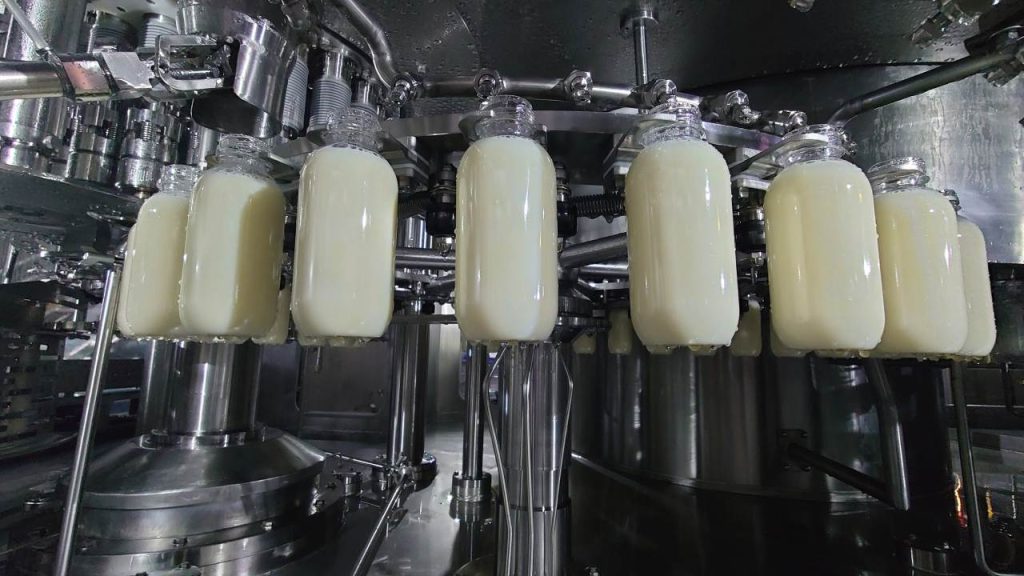 aseptic bottle filling machine