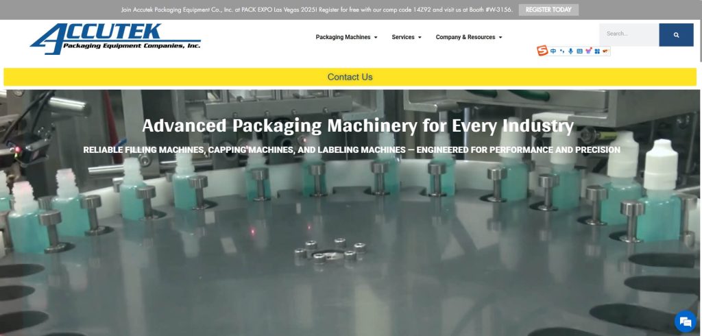 Top Water Bottle Filling Machine Manufacturers 2025 Accutek Packaging