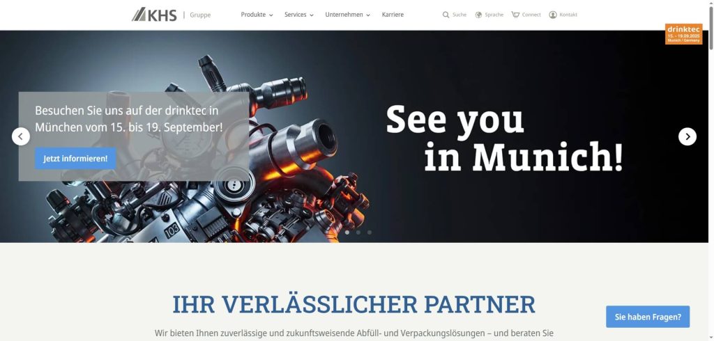 Top Water Bottle Filling Machine Manufacturers 2025 KHS GmbH